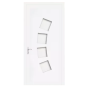 Porte d'entrée PVC modèle S-9060 - sur mesure