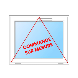 Fenêtre soufflet PVC - sur mesure