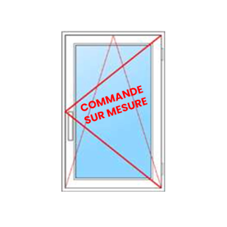 Fenêtre PVC 1 vantail - sur mesure