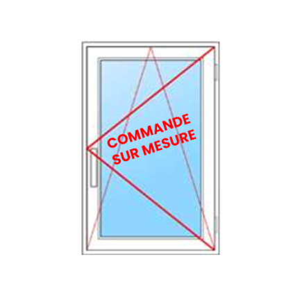 Fenêtre PVC 1 vantail - sur mesure